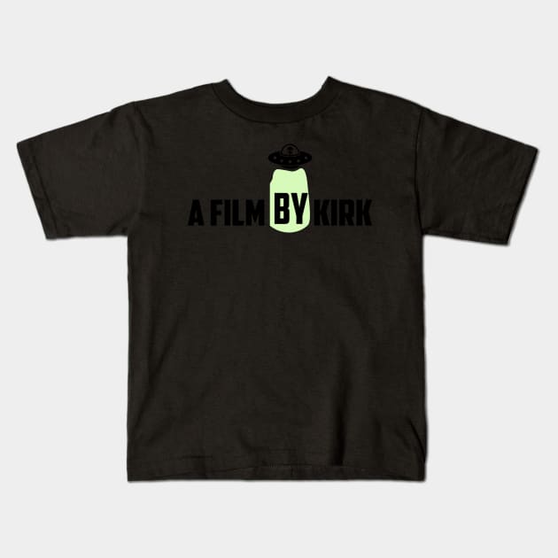 A Film By Kirk Stickers Kids T-Shirt by Pop-clothes